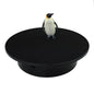 Motorized Rotating Display Stand, 360 Degree Electric Rotating Turntable with Velvet Top, Load Automatic Mute Lazy for Photography Products Jewelry 3D Model, Black Stand