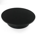 Motorized Rotating Display Stand, 360 Degree Electric Rotating Turntable with Velvet Top, Load Automatic Mute Lazy for Photography Products Jewelry 3D Model, Black Stand