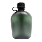 Canteen Water Bottle - 1 LWater Canteen Water Bottle for  Hiking Camping Survival (Bottle & Cover Olive)