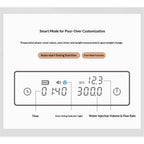 Coffee Scale Electronic Espresso Scale with Water Flow Rate and Timer Function, Free Switching of Ounce/kg Units, Digital Scale for Kitchen/Baking/Cooking, Black