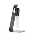 Magnetic Coffee Stirrer 0.4mm 7 Installed Pins + 0.25mm for Espresso Distribution Tool with Metal Stand for Barista Espresso (Black)