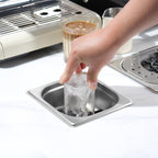 Automatic Glass Cup Washer , 304 Stainless Steel Coffee Milk Tea Cup Cleaner, for Home Kitchen Hotel Bar Restaurant