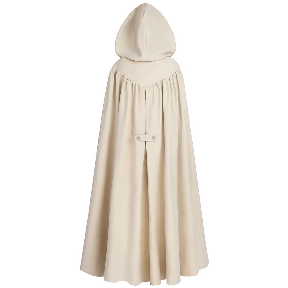 Cloak with Hood Women Renaissance Hooded Medieval Cloak Witch Robe Cape Hooded Cape Bridal Cloak Poncho Full Length