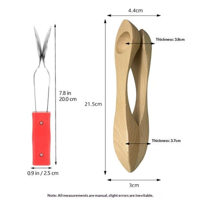 2pcs Musical Spoons Percussion Instrument, Handcrafted from Premium  Folk Sound - Gift for All Ages
