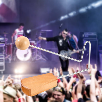 Percussion Instrument, Latin Hand Percussion Instrument, Easy to Use Handheld Rattling Sound Effect for Musicians, Bands, and Studios