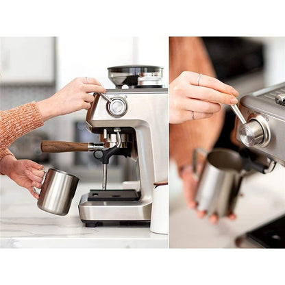 Coffee Products Replacement Steam Lever Espresso Machines | Ergonomic Stainless Steel Design | Compatible  Easy Grip | Silver Finish