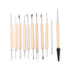 Clay Tools 40PCS Pottery Tools Clay Sculpting Tools Polymer Clay Tools Kit Ceramic Tools for DIY Handcraft Modeling Clay Carving Tools Set