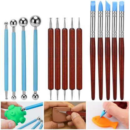 43pcs Pottery Tools, Clay Tools, Sculpting Tools, Pottery Kit, Air Dry Clay Tools, Pottery Clay Kit for Pottery Wheel, DIY Arts and Crafts