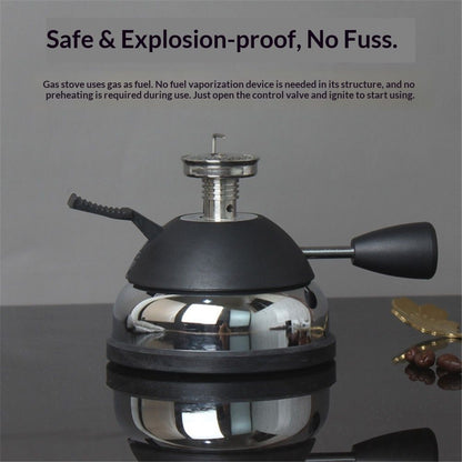 Butane Mini Burner for Tabletop Coffee Siphon Syphon Ceramic Windproof Torch Head Portable Cooking Stove Espresso Maker