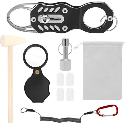 The Pocket Coin Tester Kit, Gold & Silver Coin Testing- Coin Validation via Ping Resonance Testing and Size Comparison, Portable Convenience & Technical Specifications Style.