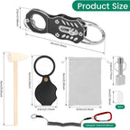 The Pocket Coin Tester Kit, Gold & Silver Coin Testing- Coin Validation via Ping Resonance Testing and Size Comparison, Portable Convenience & Technical Specifications Style.