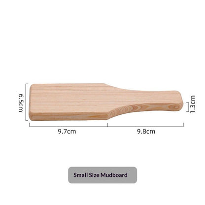 2X Wooden Clay Paddles Pottery Tool for Handmade Kitchen Clay Pottery Ceramic Wooden Pottery Tools for Creating Pottery Mug