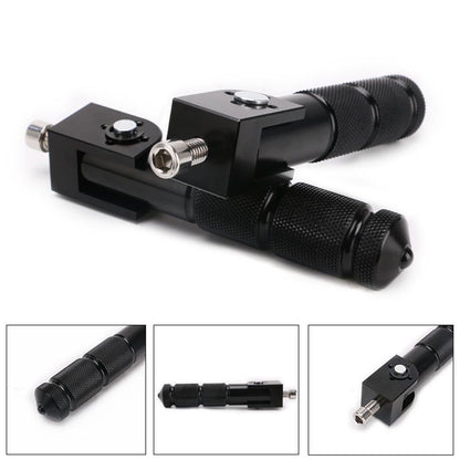 Black CNC Folding Motorcycle Bicycle Foot Pegs Rear Footrest Peg Footpeg For Mini Bike Parts Motorcycle Pegs