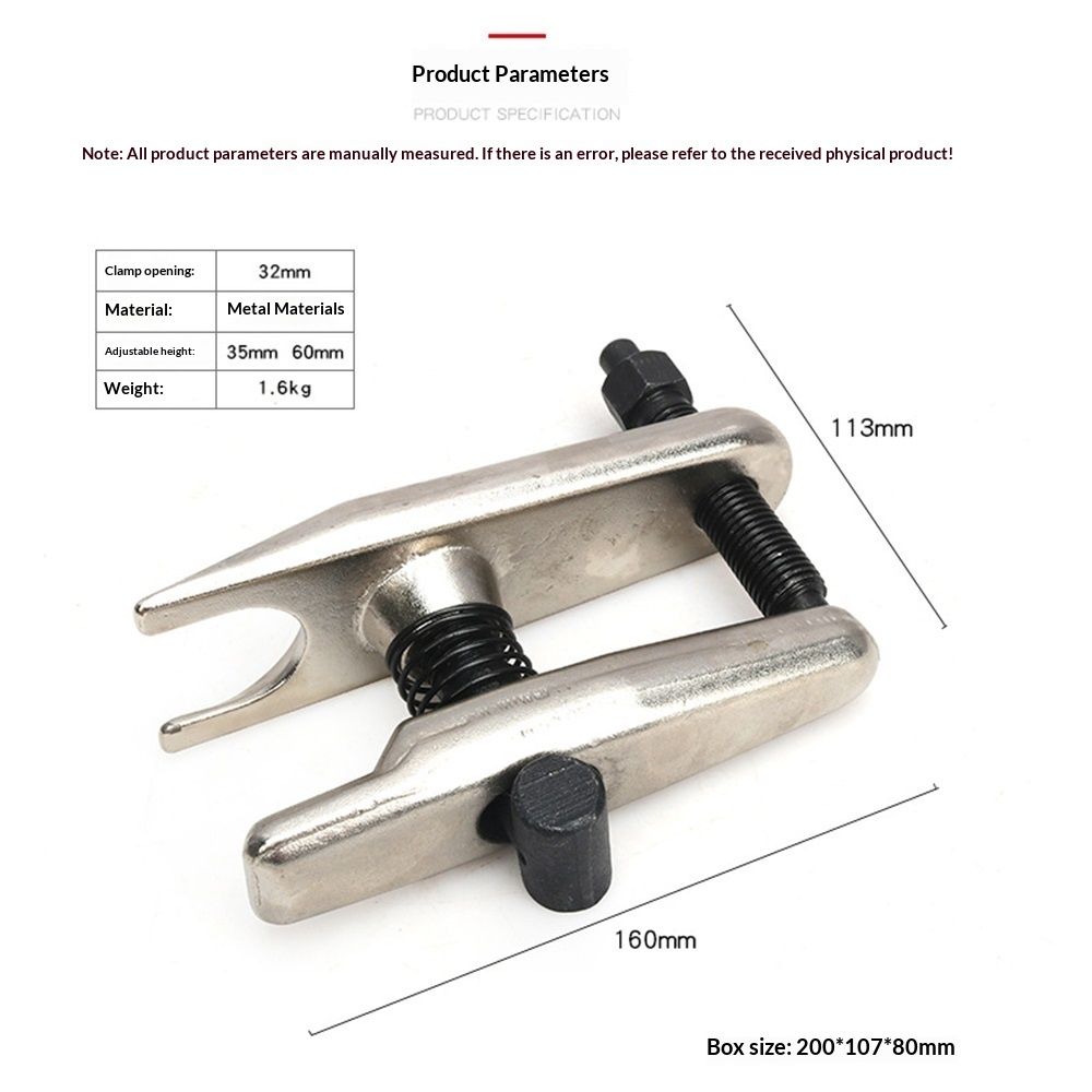 32mm Ball Joint Separator Tie Rod End Removal Puller  Ball Joint Remover Tie Rod End Puller for Separating Ball Joints