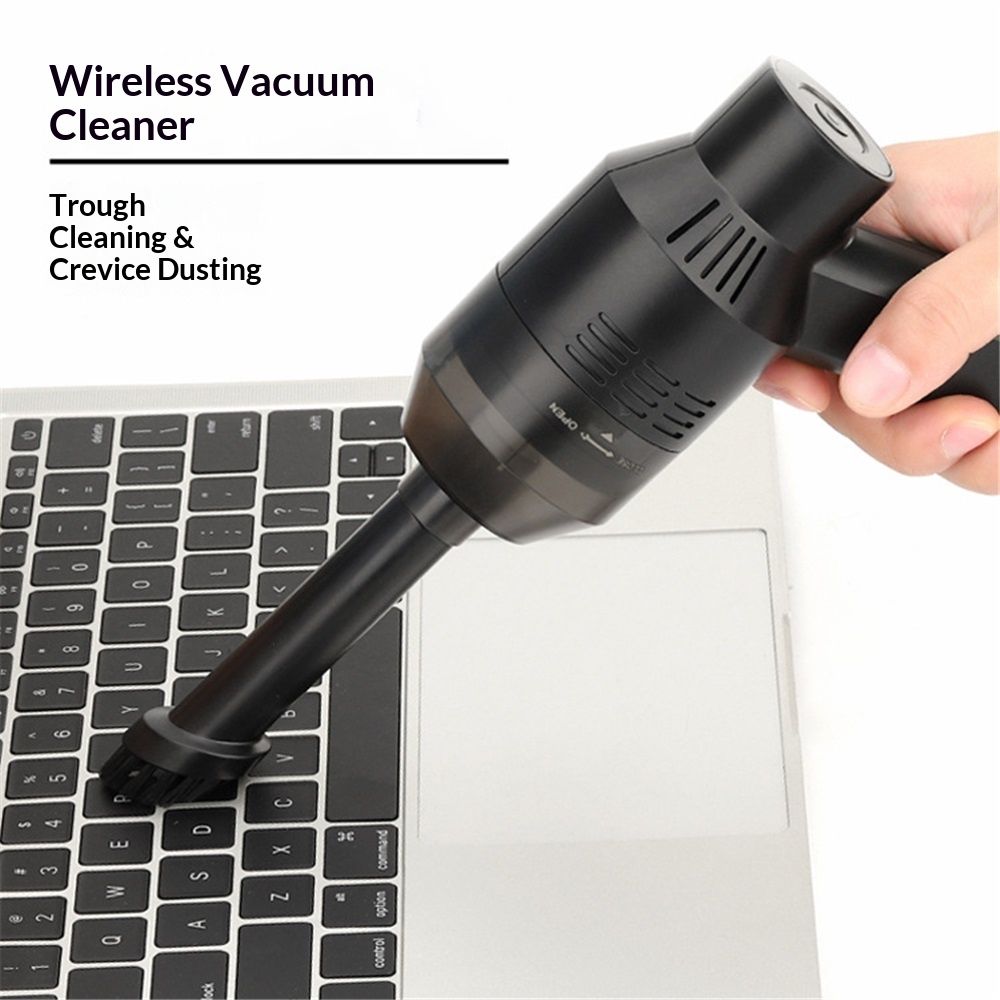 Upgraded mini keyboard vacuum cleaner, mini cordless computer vacuum cleaner for laptops, USB rechargeable mini vacuum cleaner for desktops, sofas, and cars