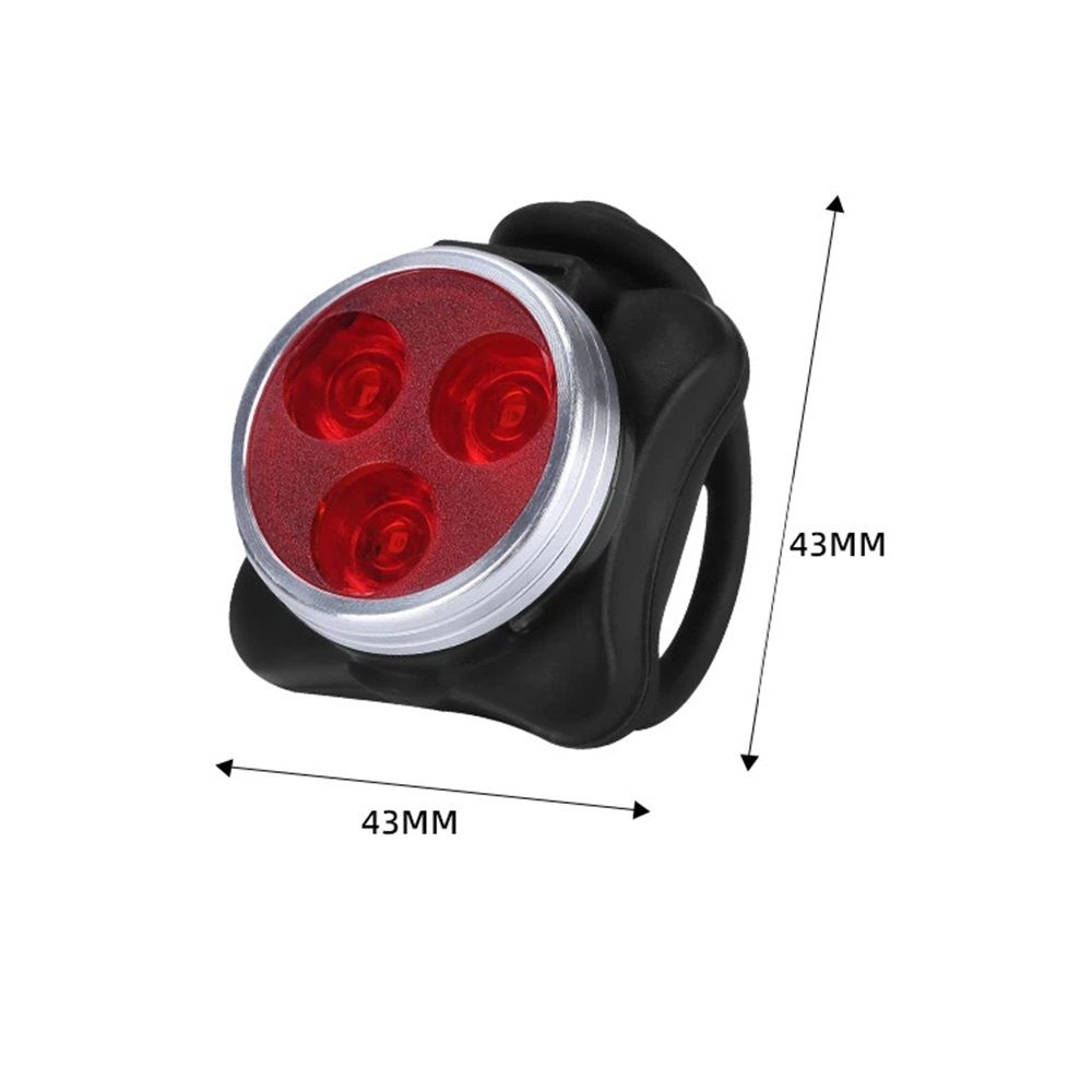 2pcs USB Rechargeable Bike Light, Waterproof Super Bike Lights for Night Riding 4 Light Mode Options Mountain Bike Headlight LED Lamp Bicycle Accessories
