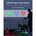 2pcs Rechargeable Collar Light - Carabiner Keychain Clip with LED Light - Clip Color-Changing Light for Dog Collars