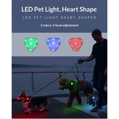 2pcs Rechargeable Collar Light - Carabiner Keychain Clip with LED Light - Clip Color-Changing Light for Dog Collars