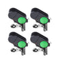 4PCS Fish Alarm Bite Indicator Sound LED Fishing Alarm Waterproof Battery Powered Clip on Fishing Rod Night Fishing Supplies