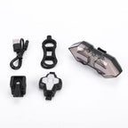 Bike Turn Signals,Bright Bike Tail Light with Turn Signals,USB Rechargeable LED Rear Bike Light, Wireless Remote Control Bike Blinkers,Waterproof Bike Safety Light for Night