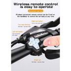 Bike Turn Signals,Bright Bike Tail Light with Turn Signals,USB Rechargeable LED Rear Bike Light, Wireless Remote Control Bike Blinkers,Waterproof Bike Safety Light for Night