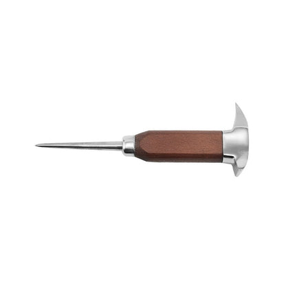 Ice Pick set of 2-Stainless Steel Ice Crusher with Wood Handle, Japanese Style Ice Chipper Ideal for Bars and Home