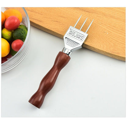 Ice Pick set of 2-Stainless Steel Ice Crusher with Wood Handle, Japanese Style Ice Chipper Ideal for Bars and Home