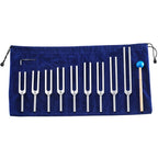 Tuning Fork Set - 9 Tuning Forks Perfect for Healing, Chakra, Sound Therapy, Keep Body, Mind and Spirit in Perfect Harmony.(174 Hz, 285 Hz, 396 Hz, 417 Hz, 528 Hz, 639 Hz etc)