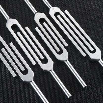 Tuning Fork Set - 9 Tuning Forks Perfect for Healing, Chakra, Sound Therapy, Keep Body, Mind and Spirit in Perfect Harmony.(174 Hz, 285 Hz, 396 Hz, 417 Hz, 528 Hz, 639 Hz etc)