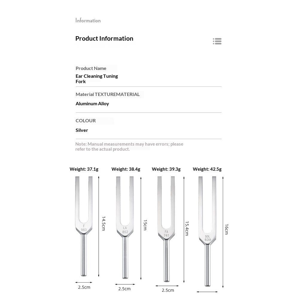 Tuning Fork Set - 9 Tuning Forks Perfect for Healing, Chakra, Sound Therapy, Keep Body, Mind and Spirit in Perfect Harmony.(174 Hz, 285 Hz, 396 Hz, 417 Hz, 528 Hz, 639 Hz etc)
