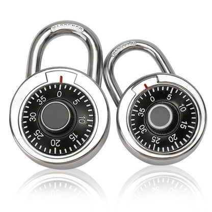 Master Lock Black Gym Locker Lock Combination Padlock, Indoor Combo Lock with Preset 3-Digit Code for Cabinets, Storage, 2 Pack