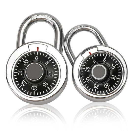 Master Lock Black Gym Locker Lock Combination Padlock, Indoor Combo Lock with Preset 3-Digit Code for Cabinets, Storage, 2 Pack