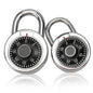 Master Lock Black Gym Locker Lock Combination Padlock, Indoor Combo Lock with Preset 3-Digit Code for Cabinets, Storage, 2 Pack