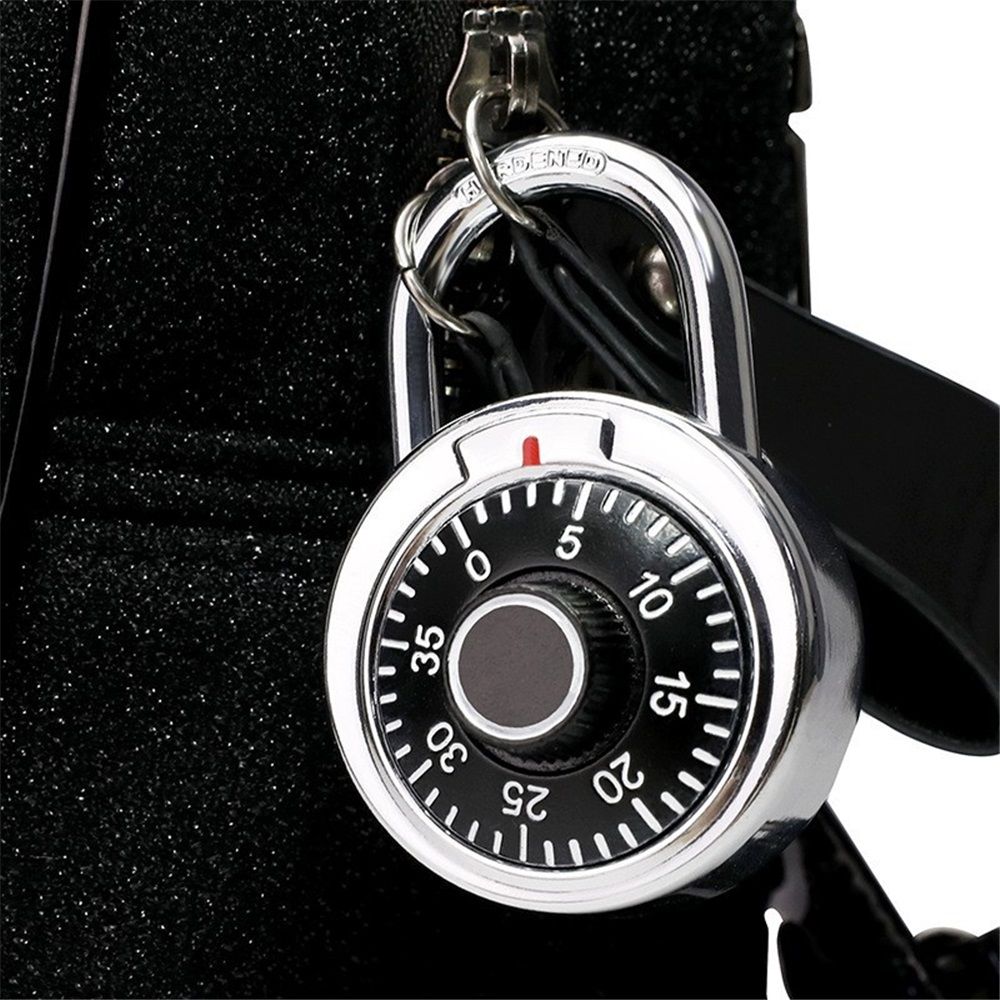 Master Lock Black Gym Locker Lock Combination Padlock, Indoor Combo Lock with Preset 3-Digit Code for Cabinets, Storage, 2 Pack