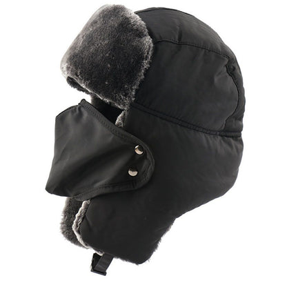 Winter Hats for Women Men Trapper Hat with Ear Flaps Warm Fur Fuzzy Hats for Cold Weather Trapper Hat Ear Flaps