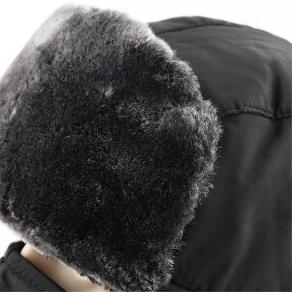 Winter Hats for Women Men Trapper Hat with Ear Flaps Warm Fur Fuzzy Hats for Cold Weather Trapper Hat Ear Flaps