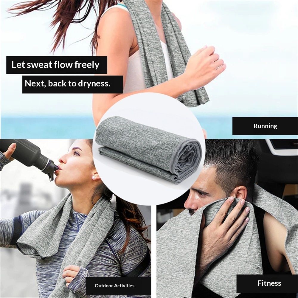 Travel Towel - 2 Quick Dry and Extra Soft Microfiber Towels, Lightweight and Compact for Gym, Swim Practice, Travel, Backpacking, Camping, RV, Beach, Camping