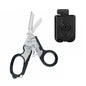 6 in 1 Multifunctional Trauma Shears Foldable with Strap Cutter | Heavy Duty Stainless Steel Emergency Response Shears | Survival Shears With Holster | Medical  shears | Black
