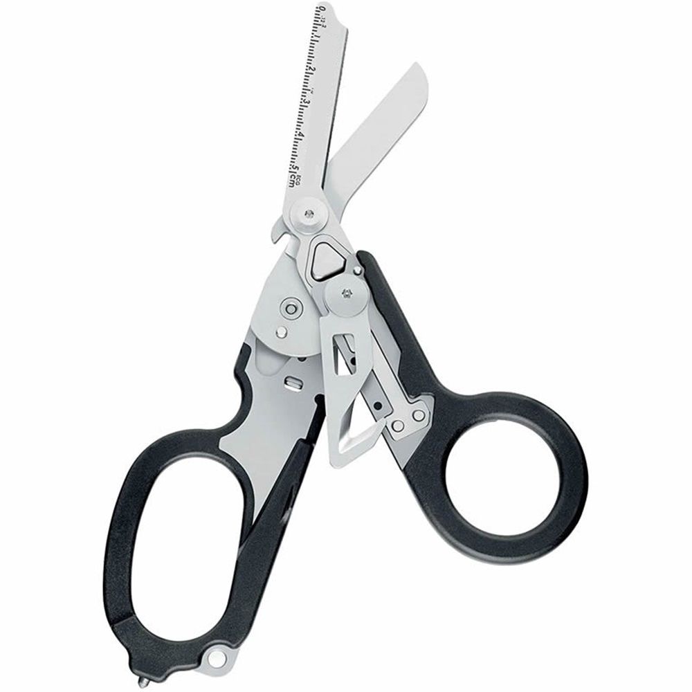 6 in 1 Multifunctional Trauma Shears Foldable with Strap Cutter | Heavy Duty Stainless Steel Emergency Response Shears | Survival Shears With Holster | Medical  shears | Black