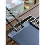 Cast Iron Plate, Compact Plate, Small, No Seasoning Required, Handle Grill Pan, Small Nonstick BBQ Grill Pan with Detachable Handle, Multipurpose BBQ