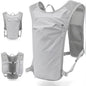 Hiking Hydration Pack  Running Backpack Daypack Vest with  Water Bladder for Women Men Cycling Biking Trail Race（granny gray）