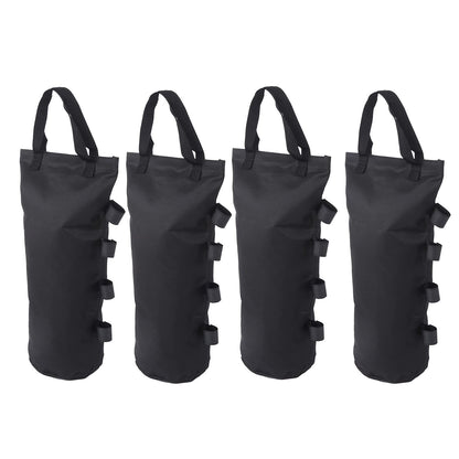 Zipper Top Sand Bags for Canopy Legs (Without Sand) Sand Bags for Weight - Sandbags for Gazebo Legs, Pop Up Canopy Tent Weights - Canopy Weight Bags, Set of 4