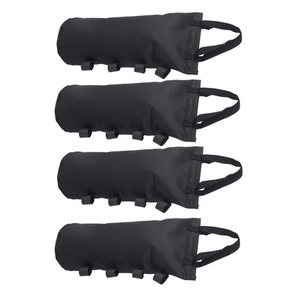 Zipper Top Sand Bags for Canopy Legs (Without Sand) Sand Bags for Weight - Sandbags for Gazebo Legs, Pop Up Canopy Tent Weights - Canopy Weight Bags, Set of 4