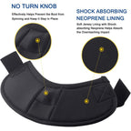 Equine Ballistic Overreach Bell Boots - No-Turn Horse Hoof Protection Boots (Sold in Pairs) - Black, Large