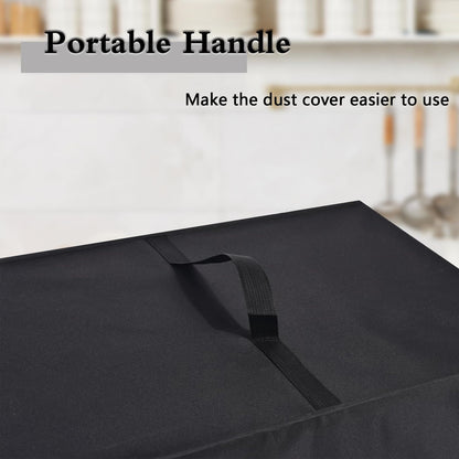 Ice Cream Maker Cover Heavy Duty Heat-resistant Waterproof Dust Protective Frozen Treat Maker Cover Case （black,There is only one dust cover）