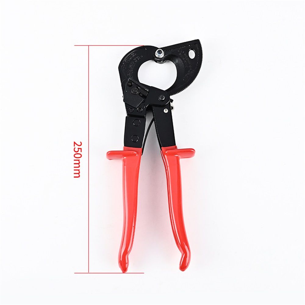 Cable Cutter and Ratchet Wire Cutter - Cuts Through Aluminum and Multi-Core Cables up to 240mm² with Precision and Ease, Ideal for Electrical Installations