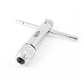 Adjustable Ratchet Tap Wrench T-Handle, M3-M8 Capacity, Tap Reamer Tapping Ratcheting Wrench,90mm Body Length
