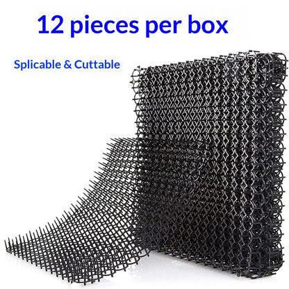 13"×16" Cat Deterrent Mat,12 Pack Cat Scat Mat with Spike Cat Repellent for Kitten Coverage Digging Deterrent Training Network for Animals (12 Pack/13"×16")