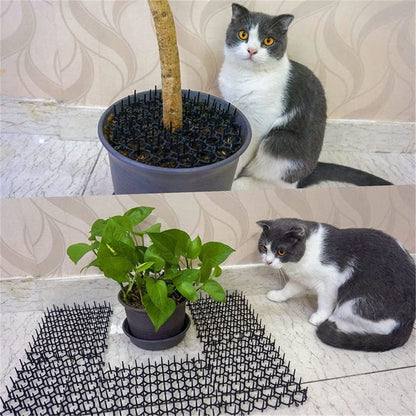 13"×16" Cat Deterrent Mat,12 Pack Cat Scat Mat with Spike Cat Repellent for Kitten Coverage Digging Deterrent Training Network for Animals (12 Pack/13"×16")