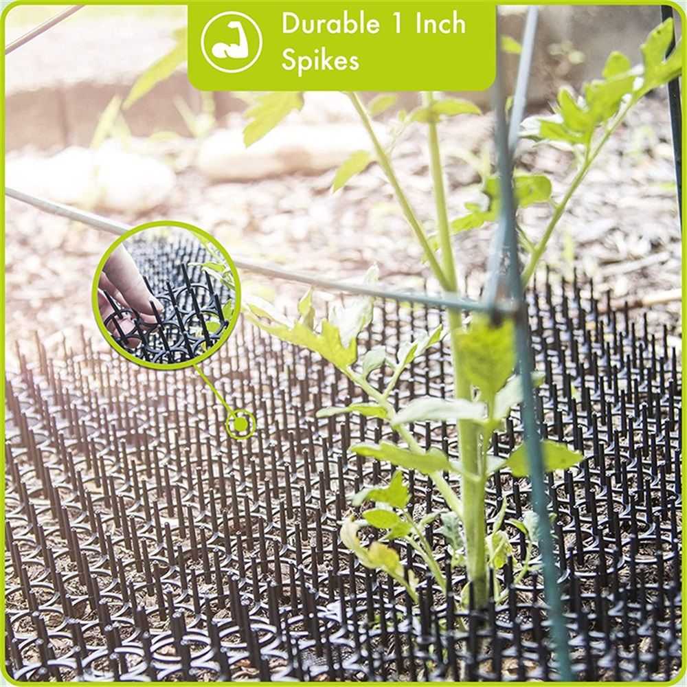 13"×16" Cat Deterrent Mat,12 Pack Cat Scat Mat with Spike Cat Repellent for Kitten Coverage Digging Deterrent Training Network for Animals (12 Pack/13"×16")